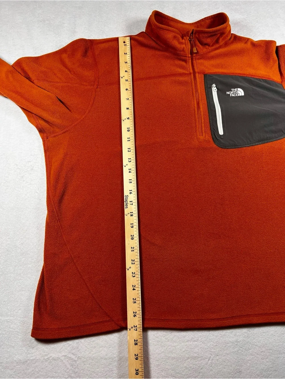 The North Face Men’s XXL Orange Full Zip Jacket Outdoor Hiking Gorpcore